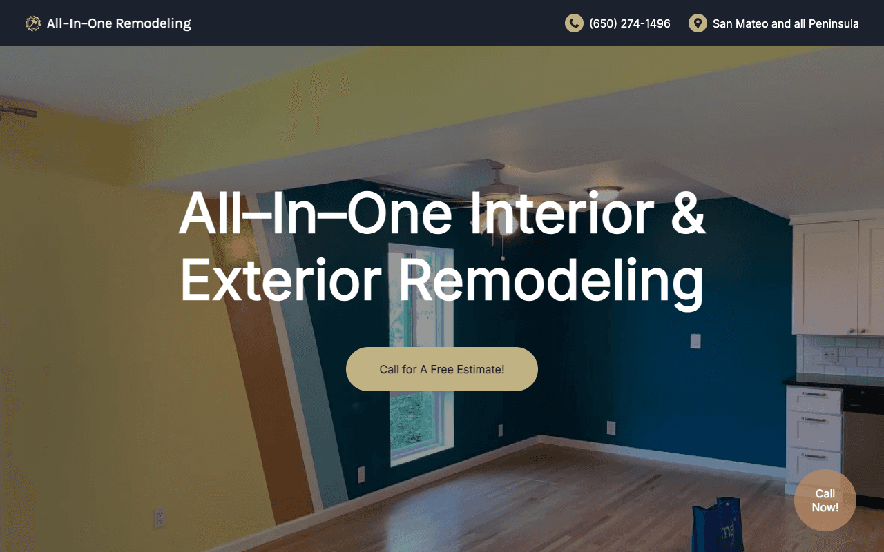 Screenshot of https://www.allinoneandbrothersremodeling.com/
