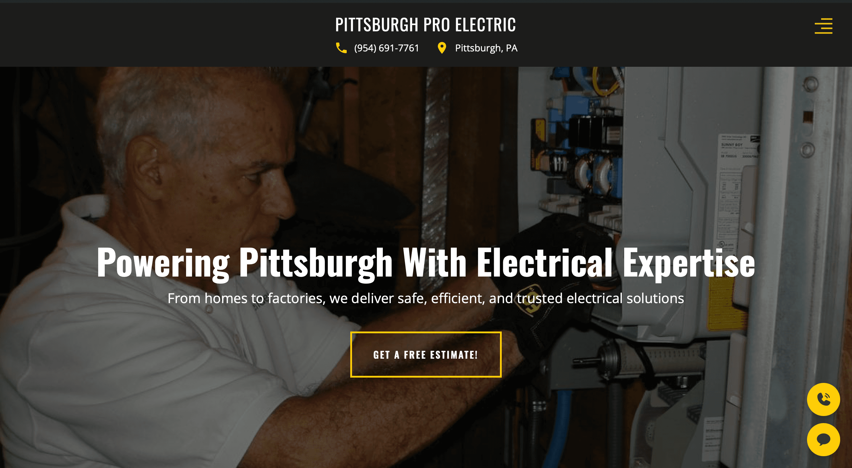 Screenshot of https://www.com-elec.com/