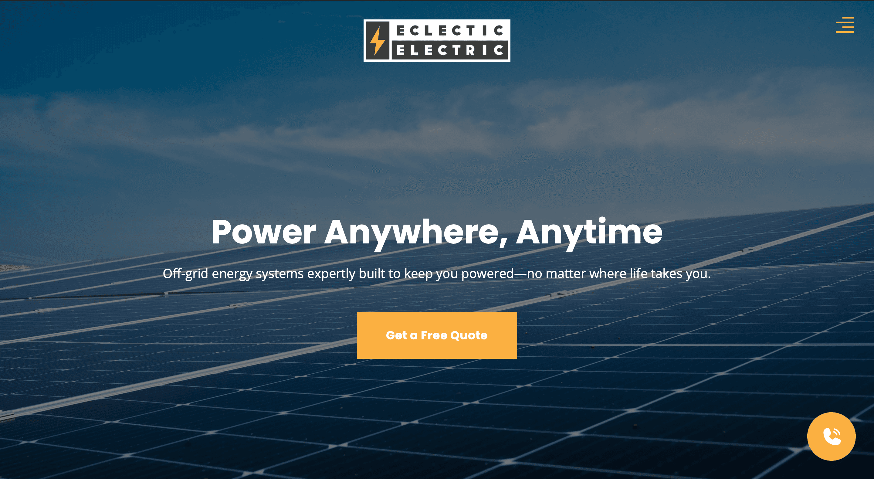 Screenshot of https://electricoffgrid.com