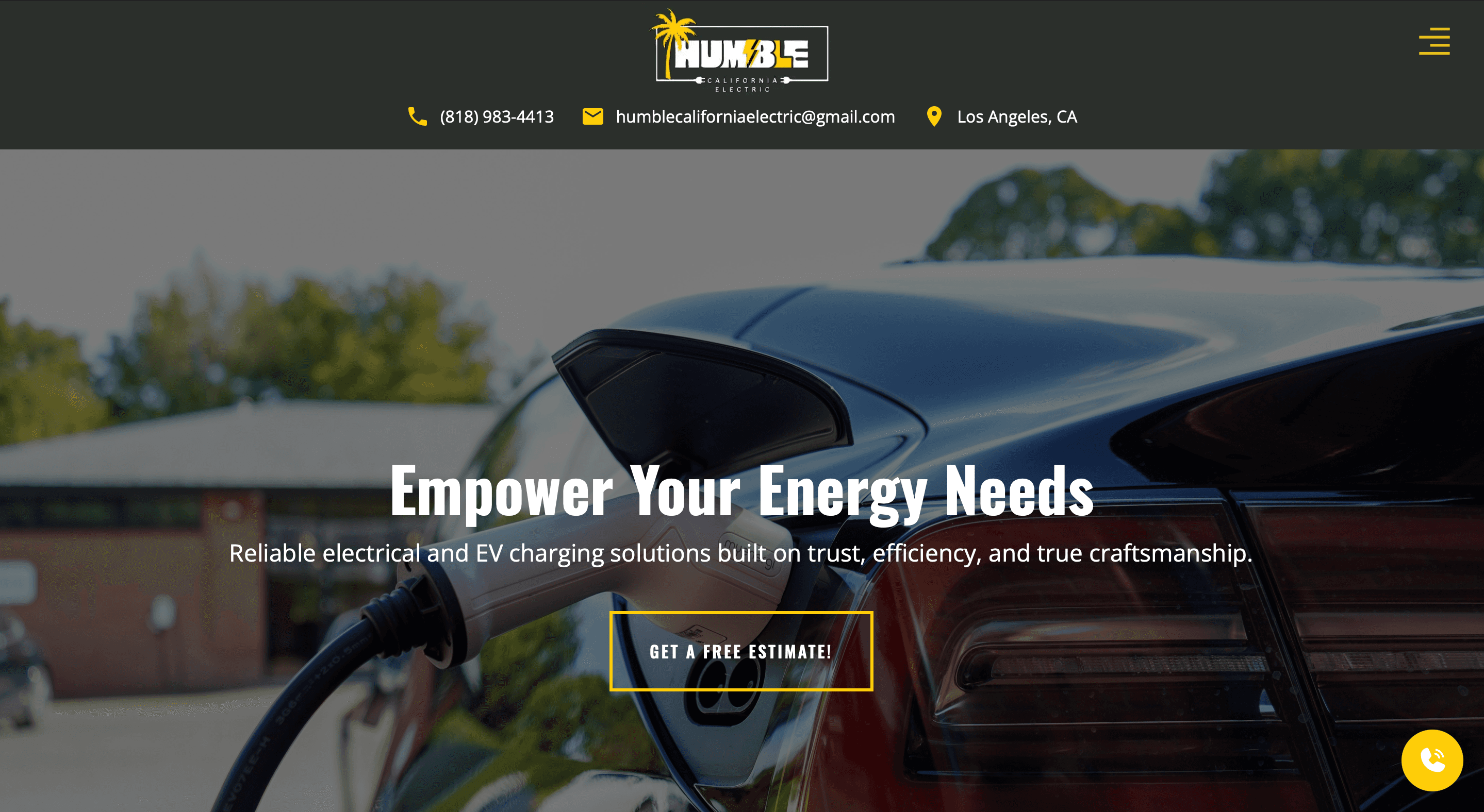 Screenshot of https://www.humblepowersolutions.org/