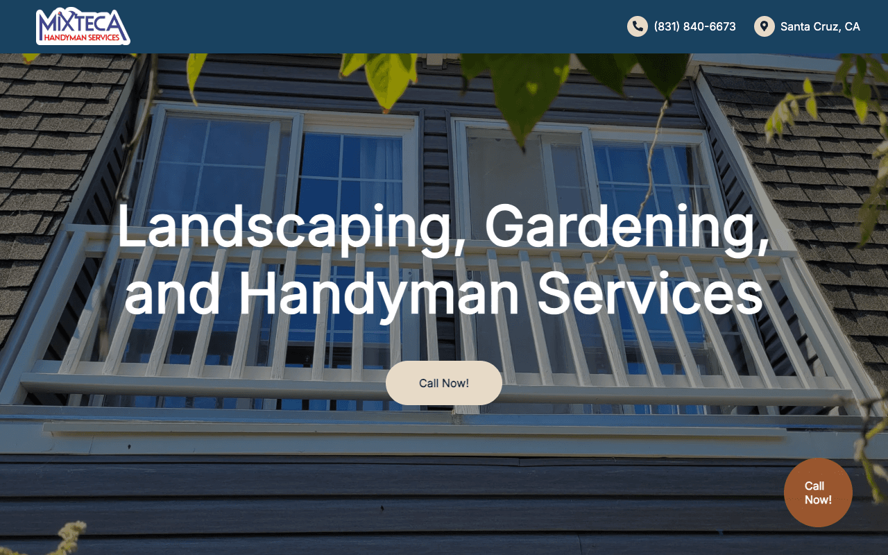 Screenshot of https://www.mixtecahandymanservices.com/