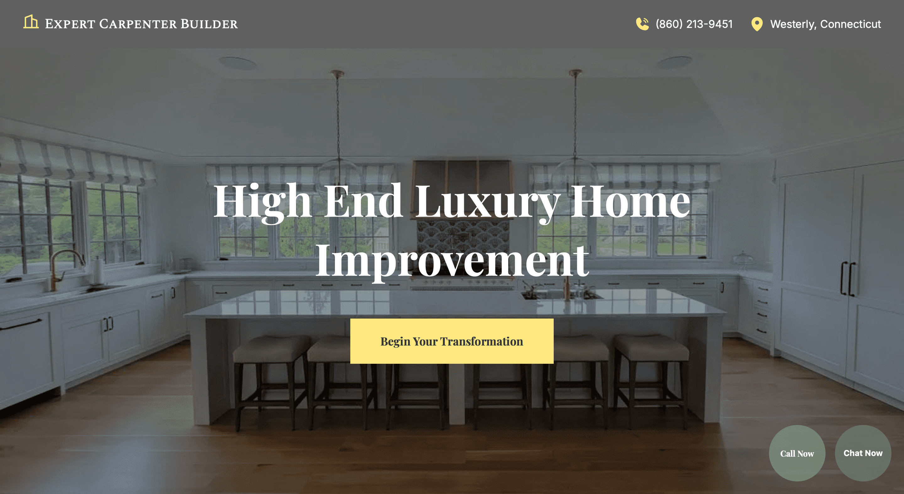 Screenshot of https://www.sound-carpentry.com