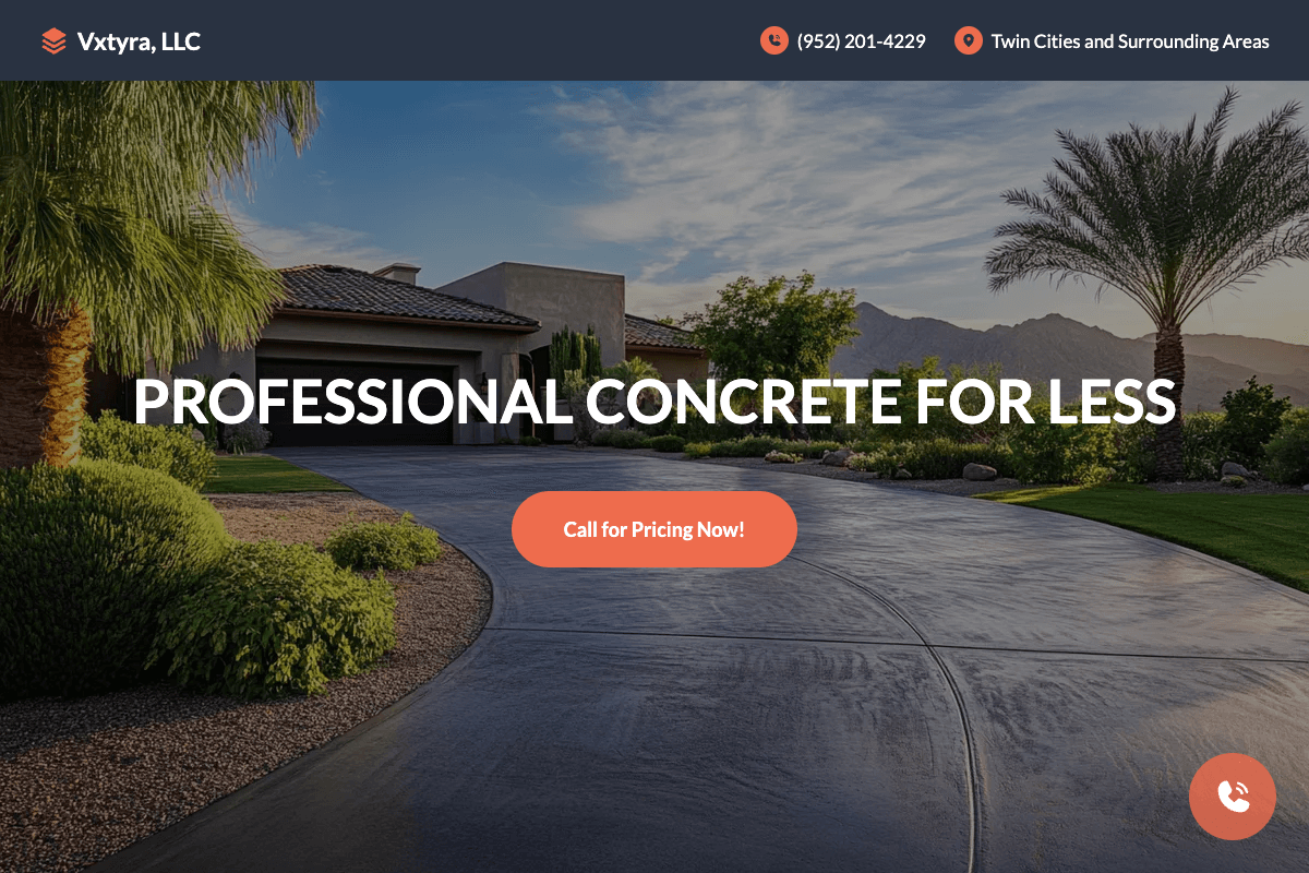 Vxtyra, LLC – website built by Website Builders America