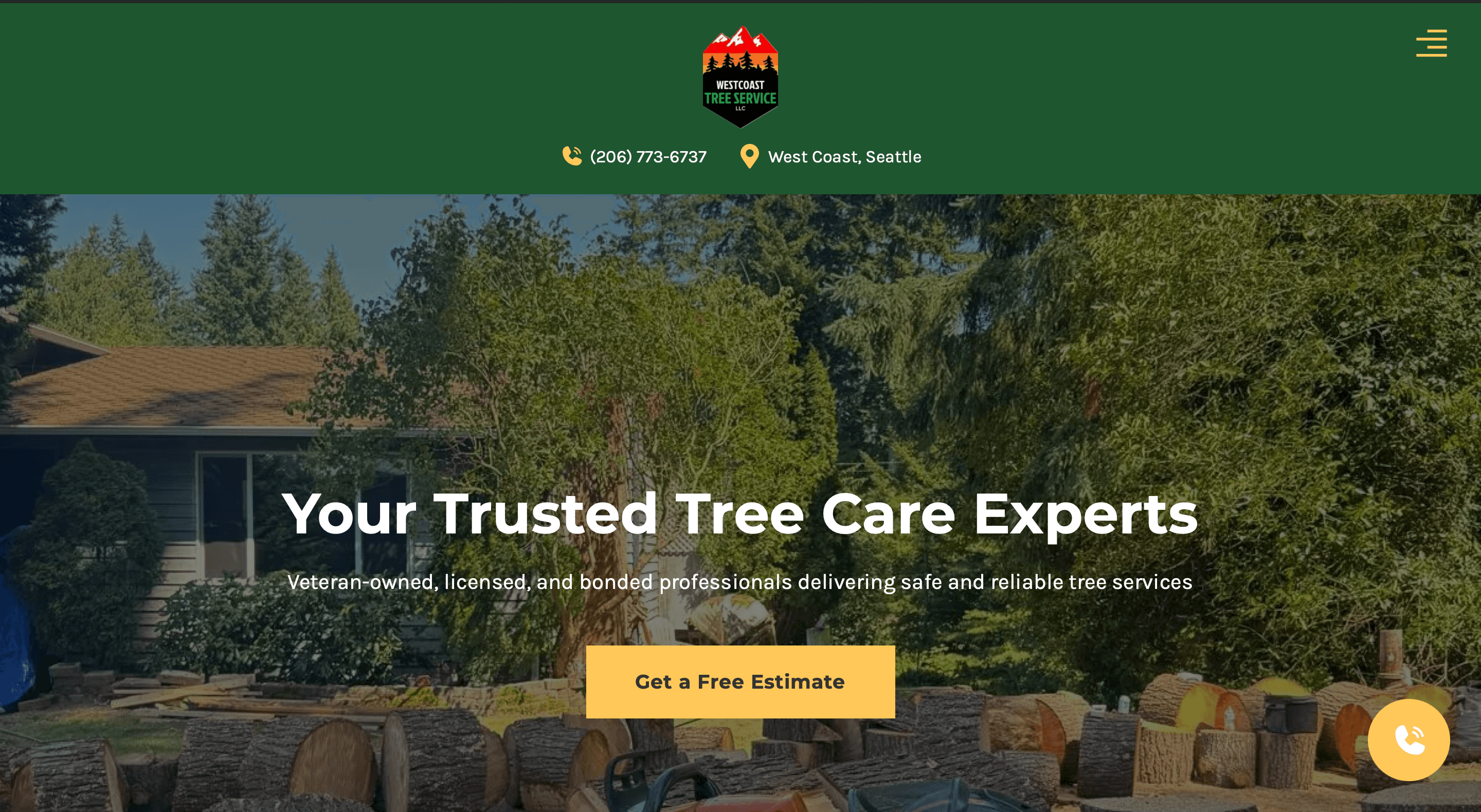 Screenshot of https://www.westcoast-treeservicellc.com