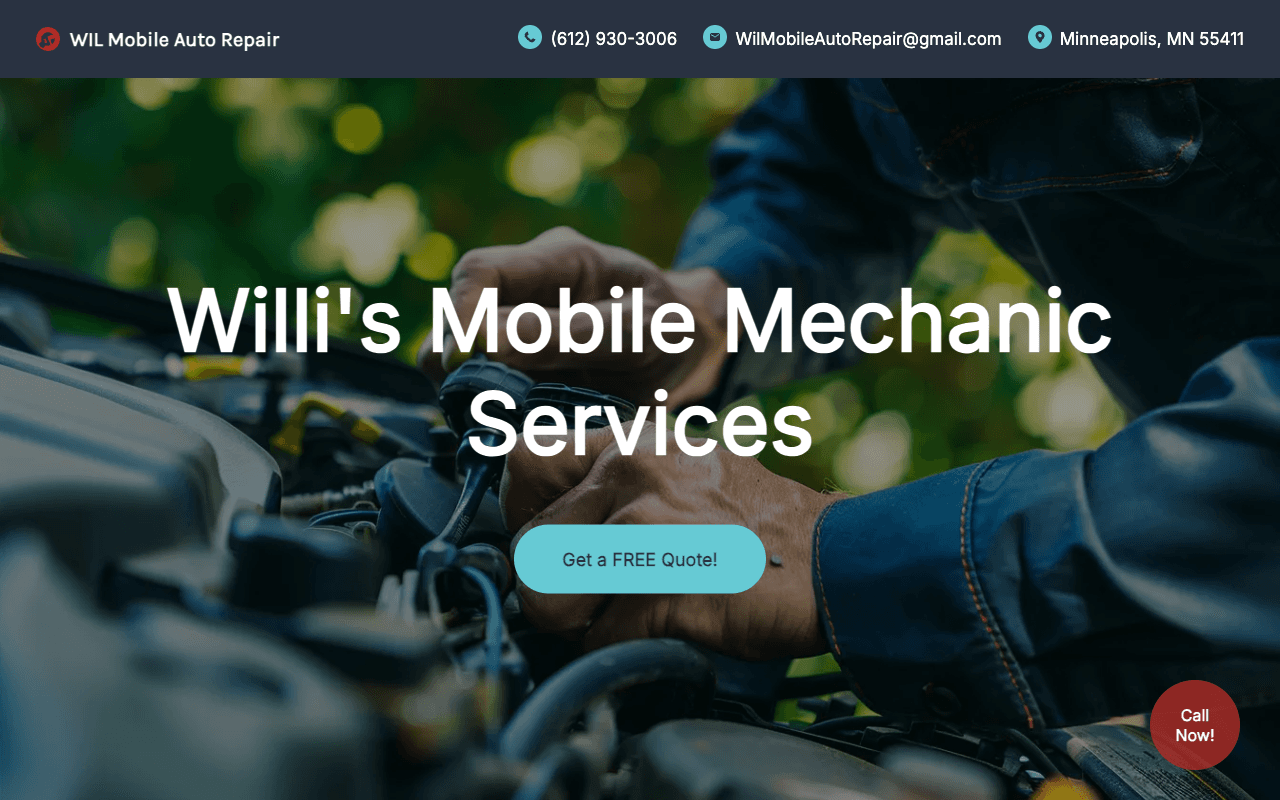 Screenshot of https://www.wilmobileautorepair.com/